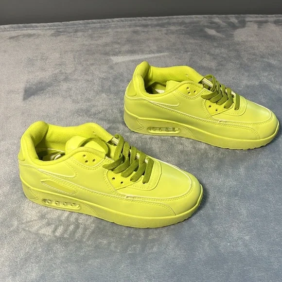 Cape Robbin Bright Yellow Green Sneakers - Picture 4 of 10